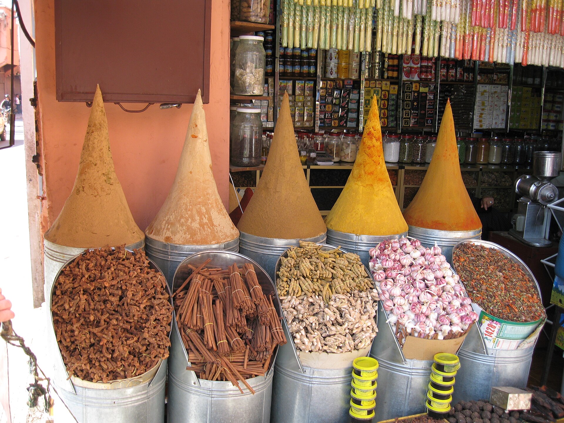 Spices in the souk, Marrakech